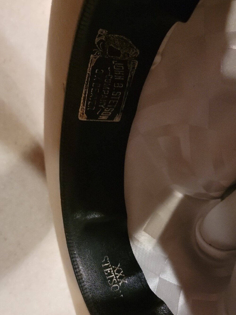 Stetson Silverbelly Open Road XXX Cowboy Hat 7 1/8 - Picture 5 of 14